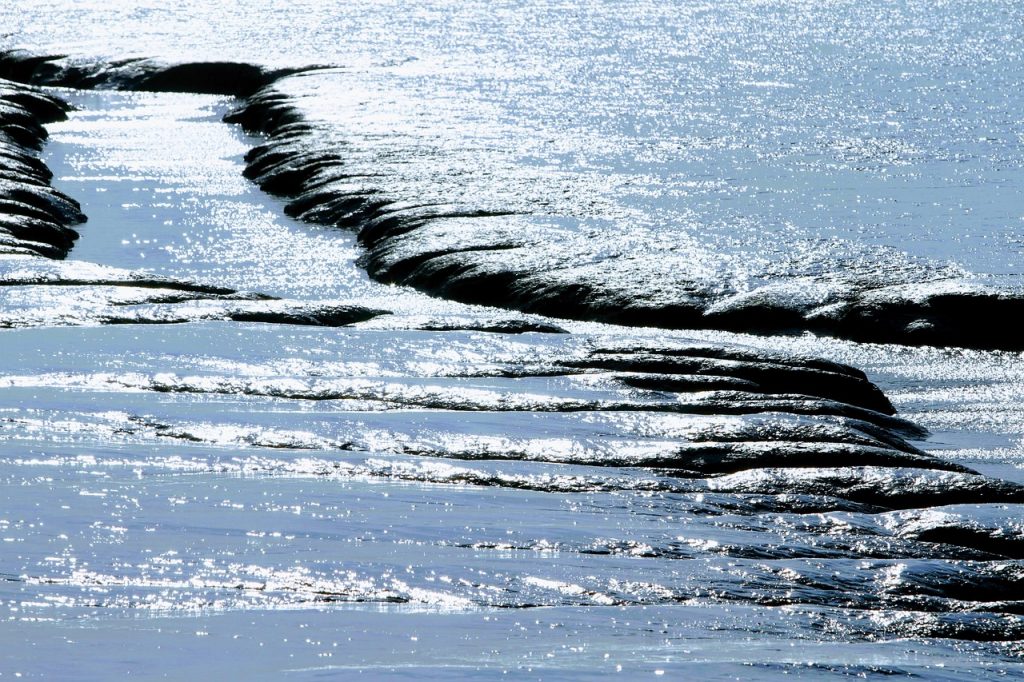sea, west frisian, water, coast, beach, nature, shore, ocean, friesland, wadden sea, brilliance, reflection